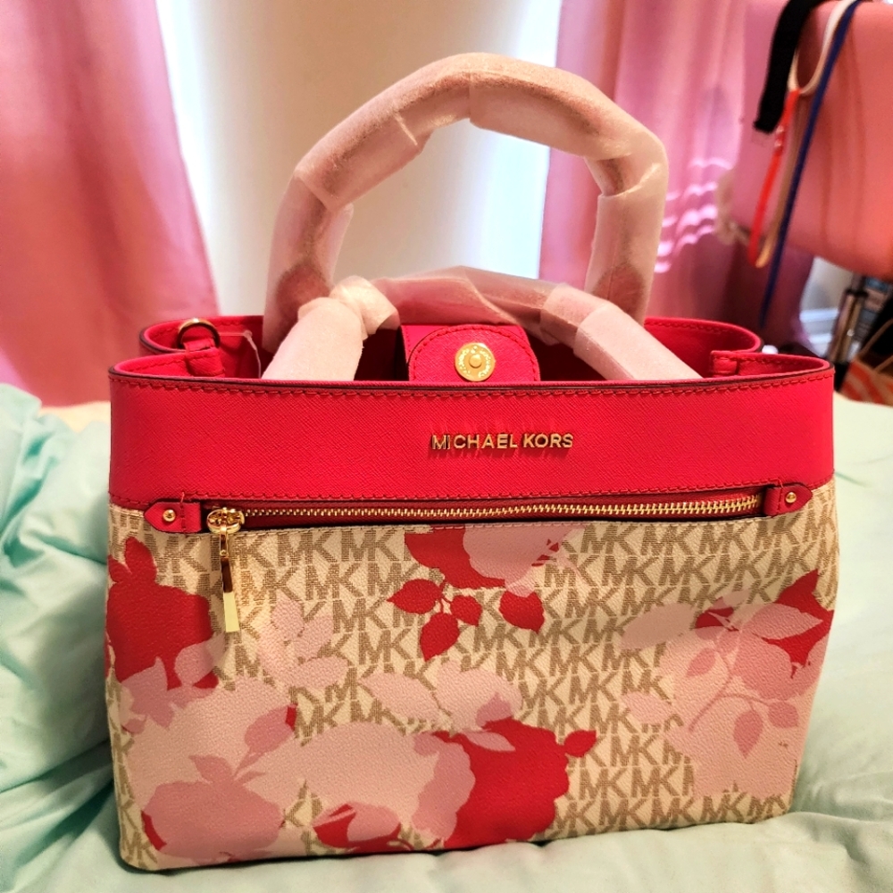 NWT floral MK Spring Bag